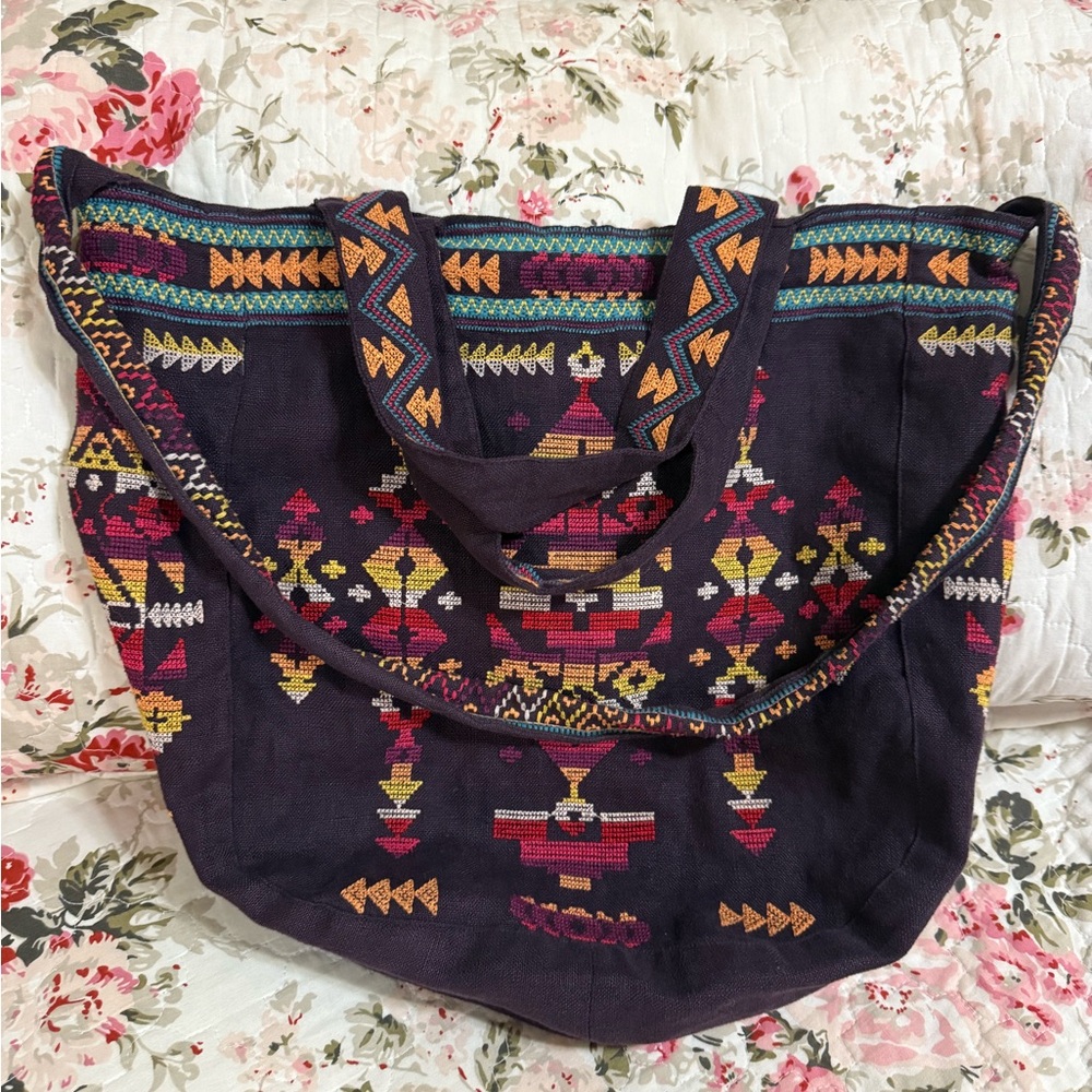 Johnny Was linen bag